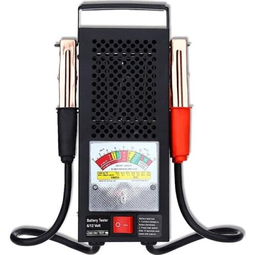 New Handheld Storage Battery Tester Car Analyzer Digital 6v 12v Voltage Capacity