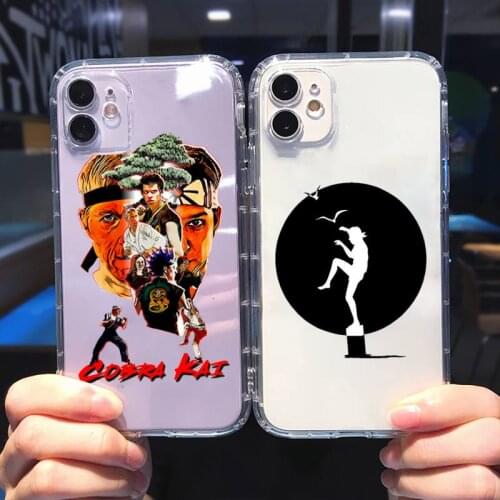 Cobra Kai Phone Case Transparent soft For iphone 5 5s 5c se 6 6s 7 8 11 12 plus mini x xs xr pro max