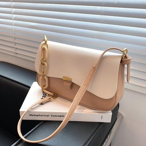 High Quality Ladies Acrylic Chain Shoulder Bag 2021 New Portable Female Bag Fashion Messenger Single Shoulder Small Square Bag