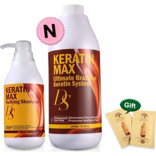 Advanced Keratin Hair Treatment Brazilian Keratin 5% Formalin+ Purifying Shampoo Straighten Smooth Hair Damage Extreme Repair