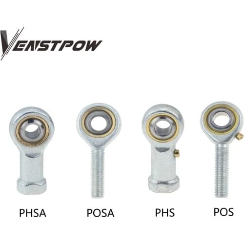 1pc PHSA8 POSA8 POS10 PHS10 8mm 5mm 6mm 10mm 12mm 14mm 16mm Right Hand Ball Joint Metric Thread Rod End Bearing Left Hand Female