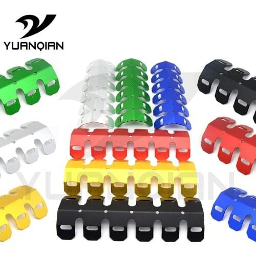 7 colors motorcycle muffler heat shield exhaust protector cover FOR Kawasaki Ninja 250 300 450 650 Z1000 SX Z800 ZX14R H2 ER6N