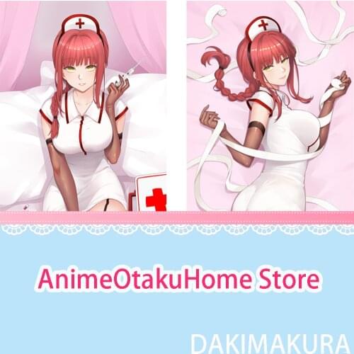 Anime Chainsaw Man Makima Girl Throw Pillow Cover Hugging Body Pillowcase Dakimakura Otaku Pillow Case cover Home Bedding