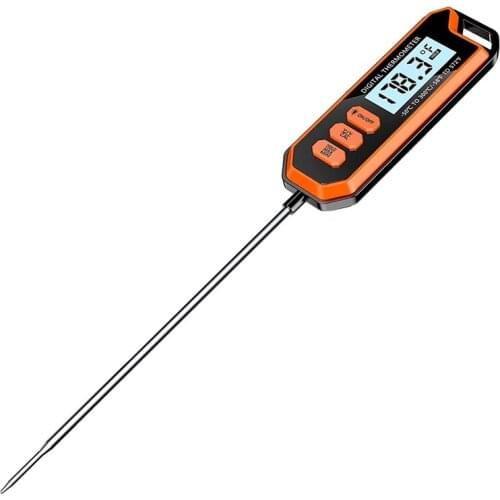 Digital Meat Thermometer, High Accuracy Instant Read Food Thermometer, Waterproof Cooking Thermometer for BBQ Grill
