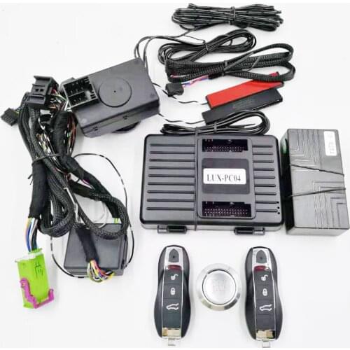 For Old PorscheCayenne Year 2006-2010 Add Push To Start Stop PKE keyless Access System Remote Engine Start Plug and Play Type