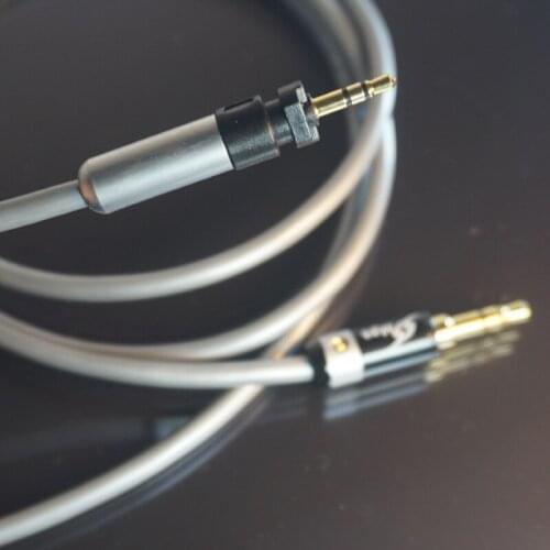 HiFi MPS X-7 HiFi 5N OCC+24K Gold Plated Plug 3.5mm-2.5 For Shur e SRH940/SRH840/SRH750/SRH740 Audio cable