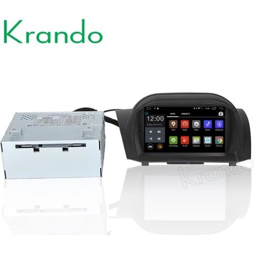 Krando 7" Android 9.0 car navigation multimedia system for Ford Fiesta 2013-2016 audio radio gps dvd player WIFI 3G DAB