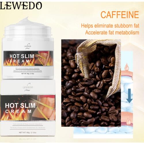 LEWEDO 60g Hot Slimming Cream Fat Burning Cream Anti-cellulite Full Body Slimming Weight Loss Massaging Cream Leg Body Creams