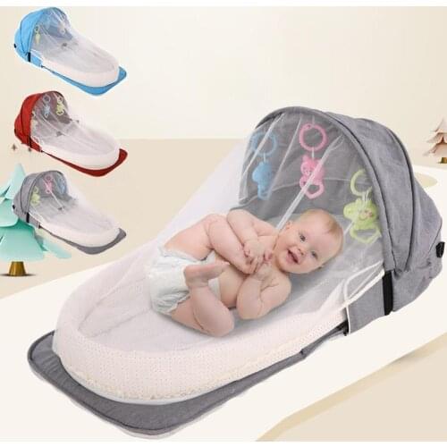 Multi-function Portable Baby Bed Sleeping Nest Travel Beds Baby Nest For Newborns Portable Cribs For Multifunction Baby Backpack