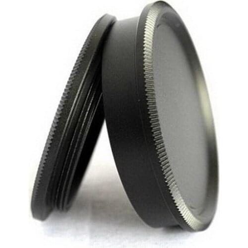 Metal Body Cap And Lens Rear Cap Set For M42 Ltm Lsm Leica Screw Mount Black