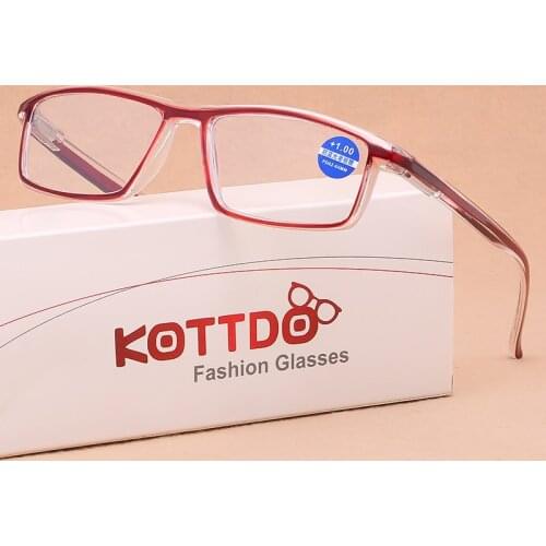Fashion Square Designer Reading Glasses Men Women Eyeglasses Prescription Eyewear Diopter Oчки для чтения+1.0 +1.5 +3.5+4.0