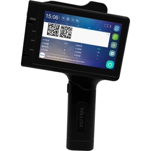 Portable inkjet Printer QR Bar Batch Code Date Number Logo Expiry Date Label Mobile Hand Jet Handheld Thermal Inkjet Printer#R10