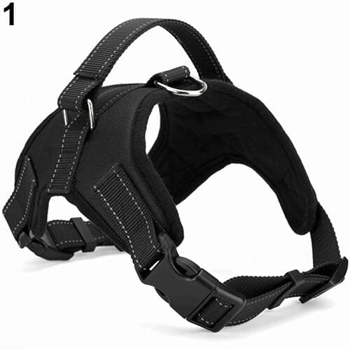 Adjustable Nylon Pet Puppy Large Dog Harness Soft Adjustable Training Dog Harness Pet Walk Out Hand Strap Vest Dog Supplies
