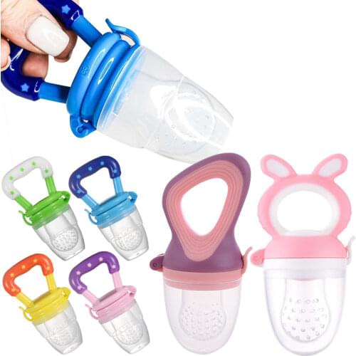 Baby Nipple Food Nibber Infant Pacifiers Feeder Kids Fruit Feeding Nipple Baby Supplies Accessories Pacifier Holder