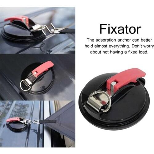 Heavy Duty Vacuum Suction Cup Plate Anchor Camping Tarp Accessory For Car Side Awning Outdoor Camping Tent Gear Tool Accessories