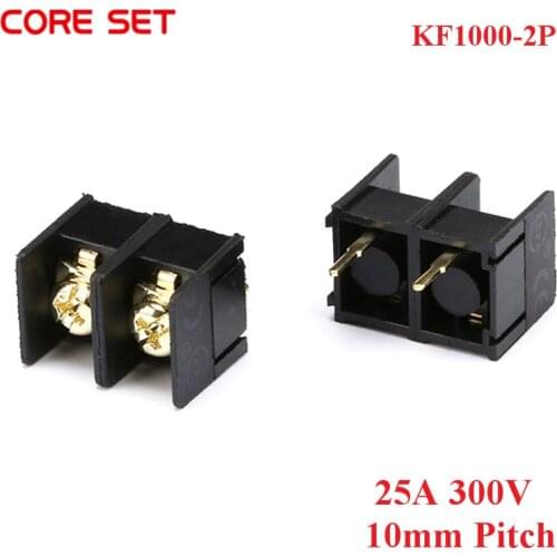 10Pcs/lot KF1000-2P PCB Screw Terminal block connector pitch 10MM 2PIN PIN KF1000 2P