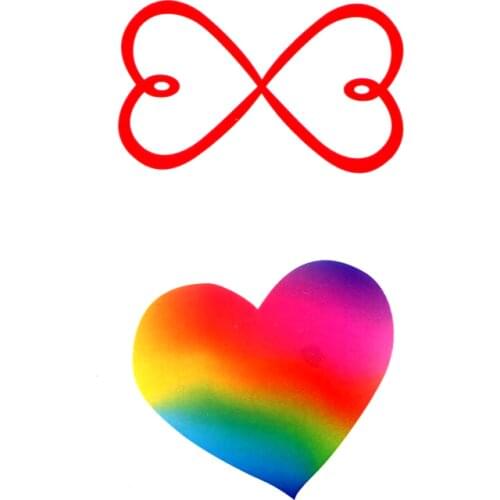 Eternal Love Waterproof Temporary Tattoo Stickers Tatouage Heart Fake Tatoo Sticker tattoo on body Henna Tatoo Men