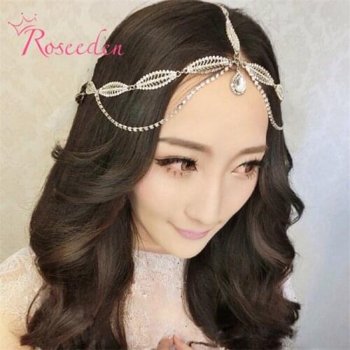 Fashion elegant Korean style hight quality Women hair tiaras Crown wedding dresses Jewelry Head Hair band for Bridal RE182