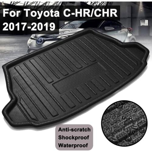 1PC Rear Trunk Cargo Boot Liner Tray For Toyota C-HR CHR 2017+ Car Accessories Floor Mat Trunk Liner Boot Cargo Mat Tray