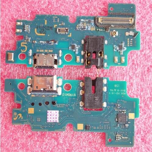 10pcs/lot, Original For Samsung Galaxy A50 A505 A505F Headphone Audio Jack USB Charger Charging Connector small Board Flex cable