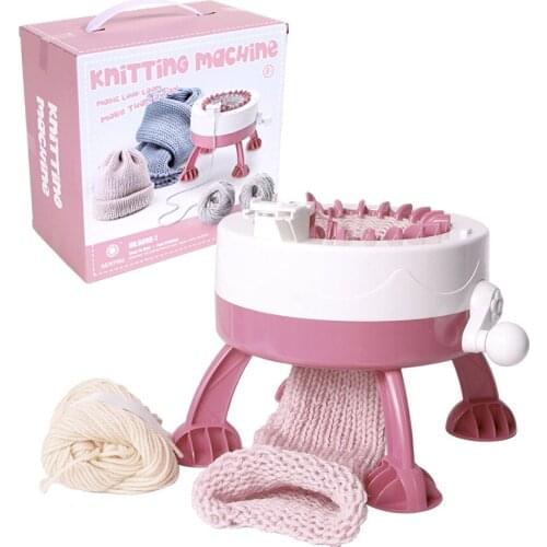 22 Needle DIY Hand Knitting Machine Childrens Toy Tool Accessories Sewing Machine Hand Knitted Gloves Socks Scarf Pumpkin