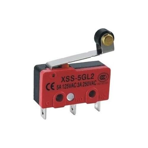 5pcs XSS-5GL2-NO-NC-Contact-Miniature-Micro-Switch-SPDT-Short-Roller-Lever-Type