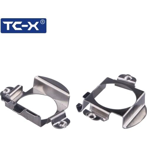 TC-X For Octavia A5 FL Riich G5 Benz C Class B Class GLA Class ML B50 B70 Edge 2 PCS H7 LED Headlight Bulbs Adapter Base Holder