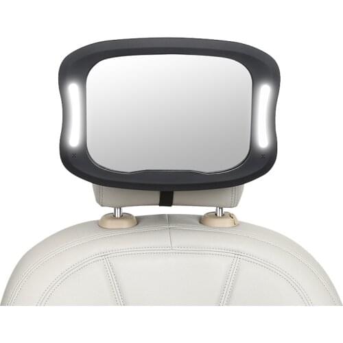 Car Baby Rearview Mirror Car Baby Safety Seat Viewer Remote Control LED Light Rearview Mirror baby car mirror for back seat