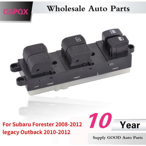 CAPQX For Subaru Forester 2008-2012 legacy Outback 2010-2012 Front left Power Window Switch Master Console Control Switch Button
