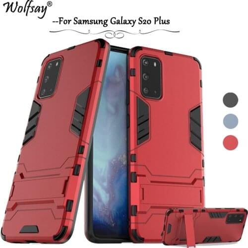 For Samsung Galaxy S20 Plus Case For Samsung S20 Plus Case Armor Silicone Cover Hard PC Phone Bumper For Samsung Galaxy S20 Plus