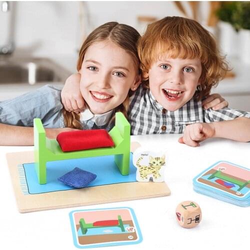 Wooden Montessori early childhood education toys fun educational thinking exercise manual brain educational kindergarten toys