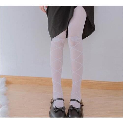 Girls Tights Striped Sexy Stockings Women Female Lolita Nylon Tights Japanese Pantyhose B679