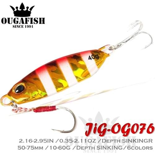 Metal Big Jig Fishing Lure Weights 15-60g Fishing Jigs Saltwater Lures Bass Jig Isca Artificial Fake Fish Glitter Holographic