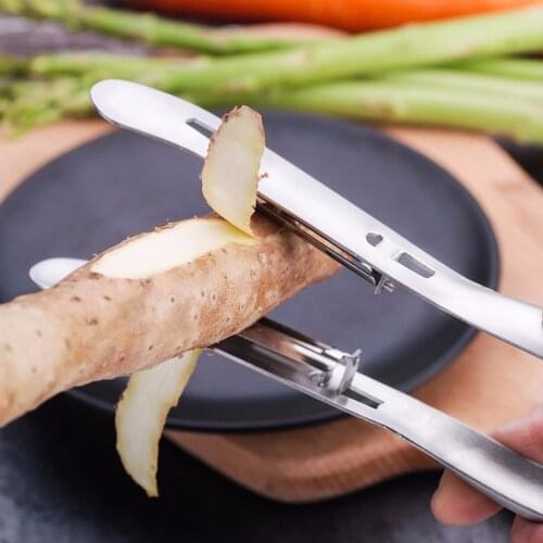 Hot sell New Stainless Steel Asparagus Vegetables Peeler Multifunction Peeler Tomato Eye Remover Sharp Knife