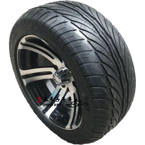 Big Mars Inverted Three-Wheel ATV Parts 185/30-14 Inch Aluminum Alloy Wheel Hub + Vacuum Flat Tire