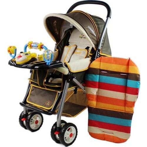 Baby Stroller Seat Cushion Kids Pushchair Car Cart High Chair Seat Trolley Soft Mattress Baby Stroller Cushion Pad Accessories