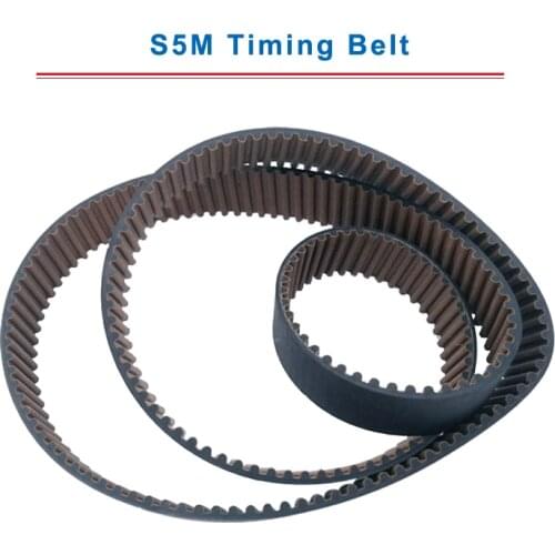 S5M Timing Belt with circular teeth 5M-1685/1690/1695/1700/1715/1800/1870/1875/1880 belt width 15/20/25mm teeth pitch 5mm