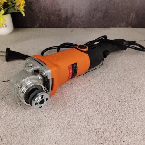 220V Angle Grinder Grinder Electric Grinder Power Tool Cutting and Grinding Metal Adjustable Speed Electric Grinder