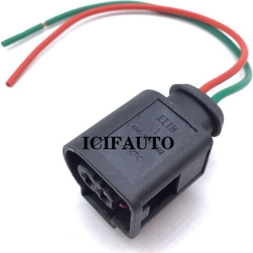 2 Pins Alternator Pigtail Harness Plug FOR AUDI VW SKODA MERCEDES BMW Connector VAG PL13-WL2 OE# 4D0971992 / 4D0971992A