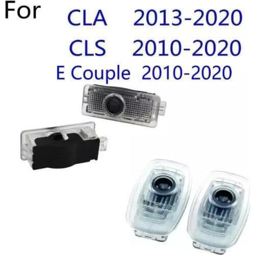 2X Led Car Logo Door Light Projector Ghost For Mercedes Benz CLA c117 c118 w118 CLS C257 W257 C238 AMG 2019 2018 2020 2017 2015