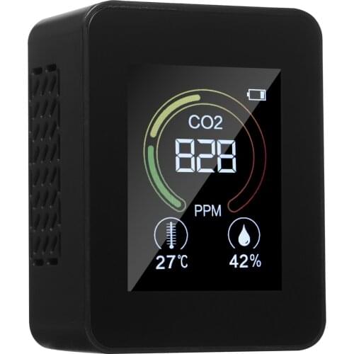 3 in 1 Intelligent Air Quality Detector Home Office School Use Multi-Functional Digital Display CO2/Temperature/Humidity Monitor