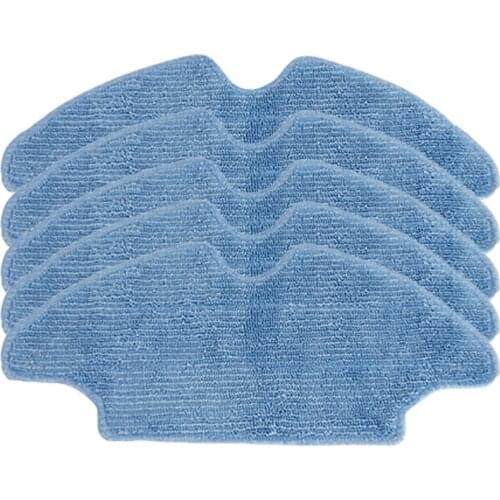 5Pcs Mopping Cleaning Mop for Ecovacs CEN361 Washable Reusable Mop Cloths Vacuum Cleaner Parts