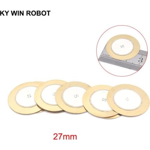 50 Pcs/Lot Piezoelectric Piezo Ceramic Wafer Plate Buzzer Loudspeaker Dia 27mm For Arduino Diy