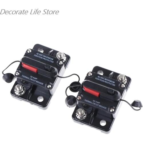50-300a Amp Circuit Breaker Dual Battery Ip67 Waterproof 12-42v Fuse Manual
