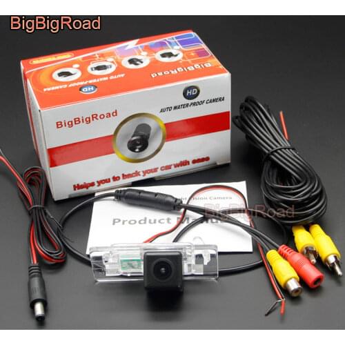Car Rear View Camera For SEAT Ibiza / SEAT Leon / Back Up Parking Reverse Camera / HD CCD RCA NTSC PAL / License Plate Lamp OEM