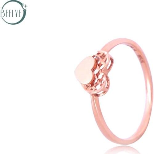 BEFLYE Women's Gold Rings