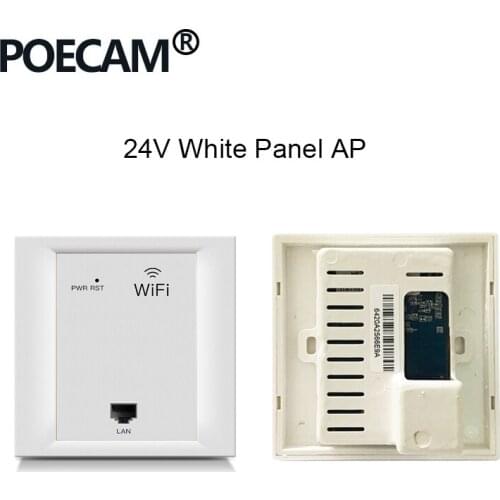 Repeater 86 pannel AP type 2.4G 300Mbps wireless travel router wifi in wall access point poe 24V Optional Color White Gold