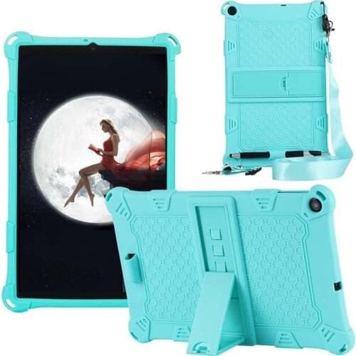 Tablet Case For Alldocube iPlay 30 Anti-Drop Protection Soft Silicon Stand Holder with Lanyard Strap
