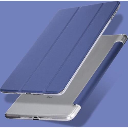 QIJUN Case For Apple iPad 10.2 inch 2019 Fundas For ipad 7th Gen 10.2' A2200 A2198 PC Back PU Leather Smart Cover Auto Sleep