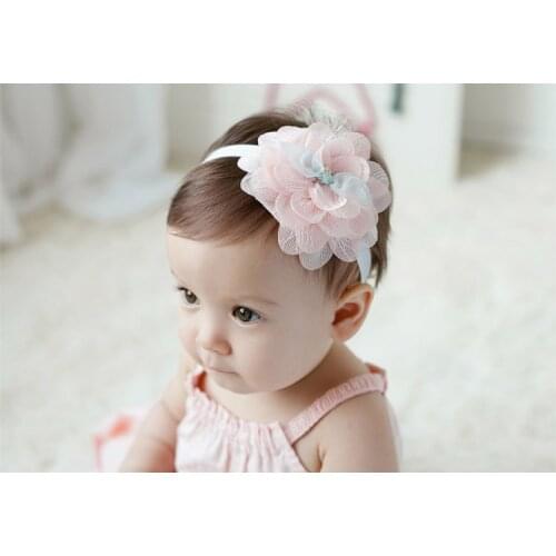 Kids Baby Girl Cute Toddler Flower Supreme Headband Bebe Infant Headbands Girls Hair Band Kids Accessories Headwear Photo Props